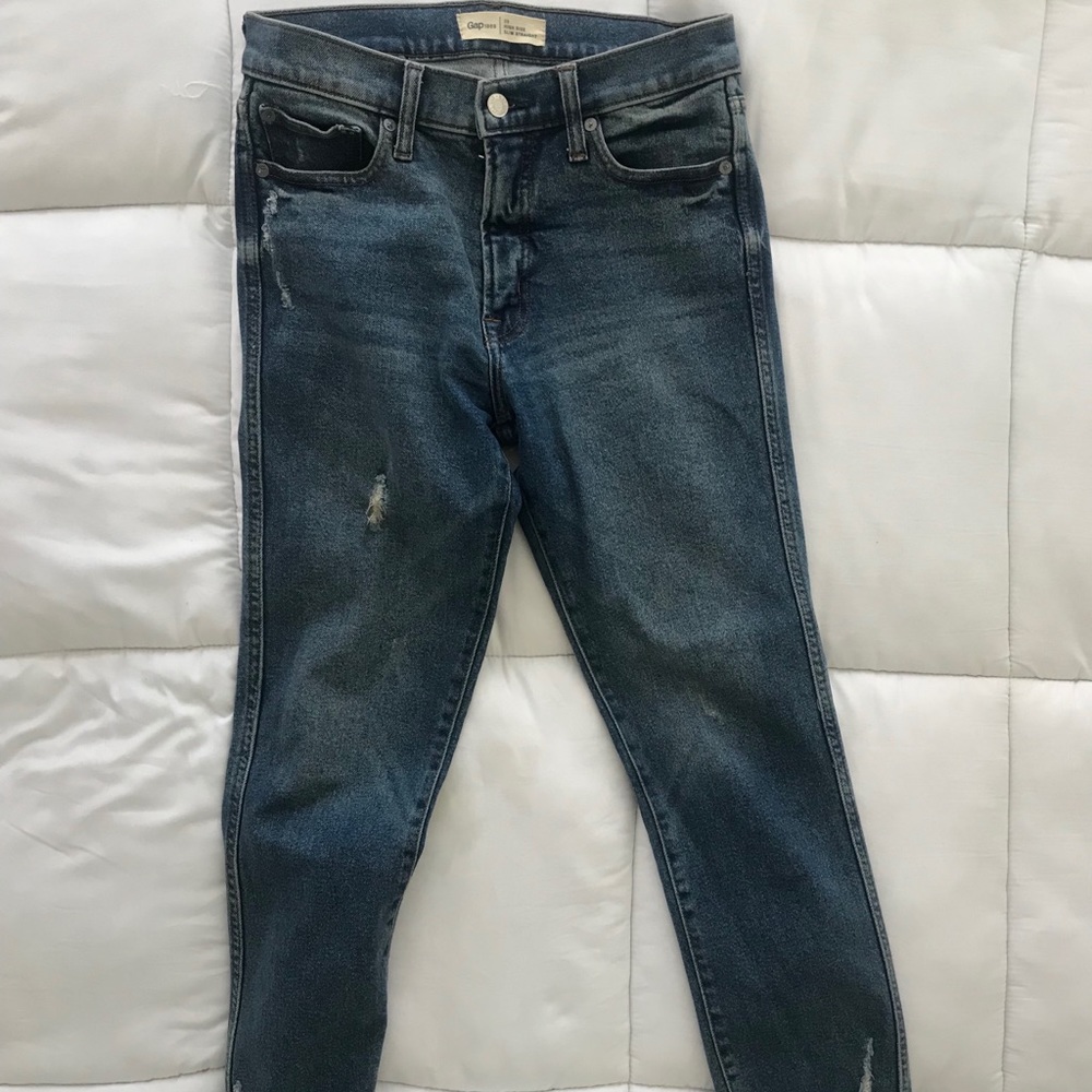 GAP distressed jeans